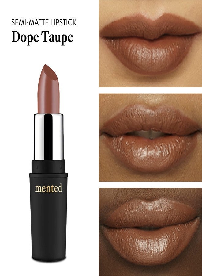 Mented Cosmetics Nude Lipstick for Women, Semi-Matte Long-Lasting Lip Stick, Moisturizing Vegan, Paraben & Cruelty-Free, Enhances All Complexions, Perfect for Everyday Makeup, Dope Taupe - Image 2