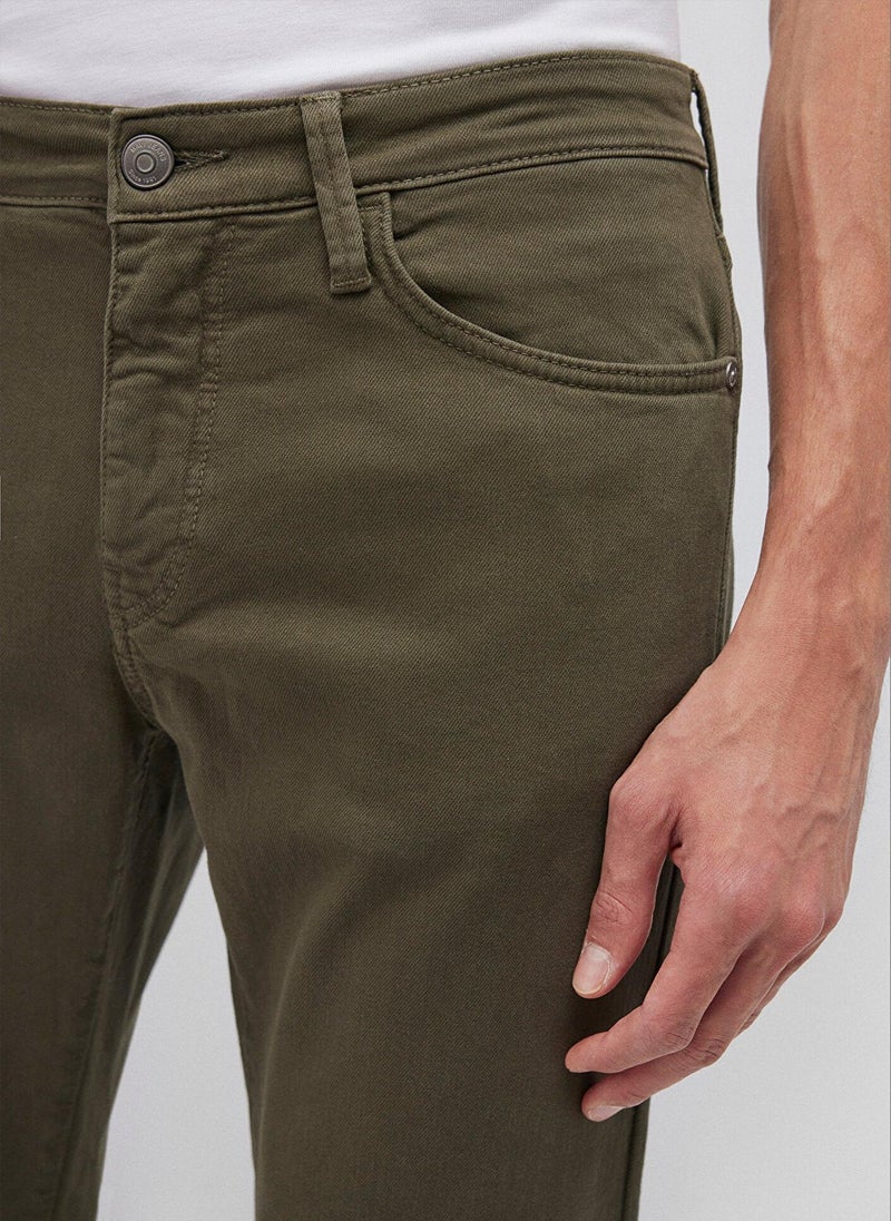 MAVI Martin Olive Night Comfort Gabardine Pants - Image 5