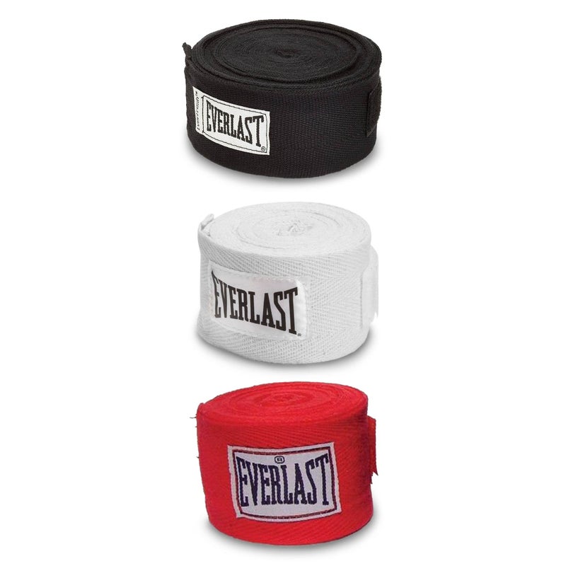 Everlast 4455-3 3-Pk. Hand Wraps,Red - Image 1