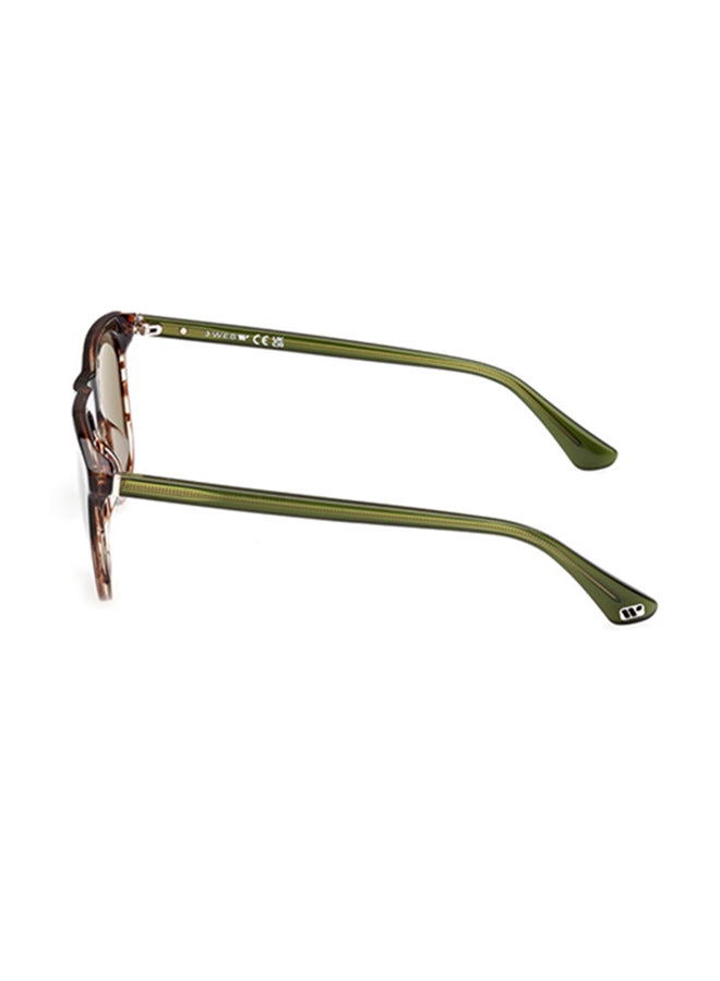 Web Square Sunglasses For Men - Dark Havana - Image 2