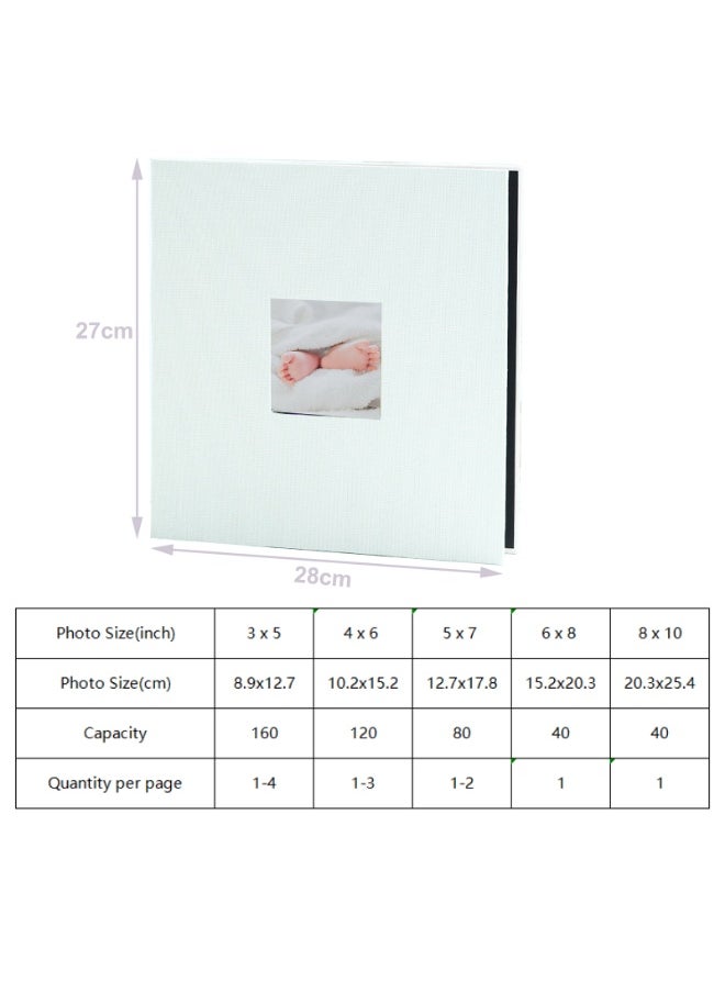 Generic 40-Page White Self Adhesive Photo Album  - Image 2