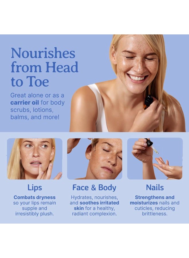 Bella Terra Oils Black Seed Oil 16oz - Purity from Black Cumin Seeds, Bursting with Omega Fatty Acids & Vitamins, Enhance Your Beauty Regimen - Image 5