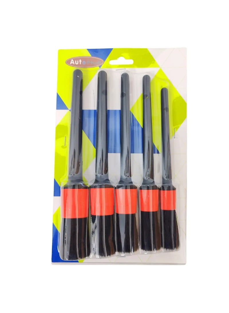 Autoplus Plastic Detailing Brush Set For Professional (5 Pc.)