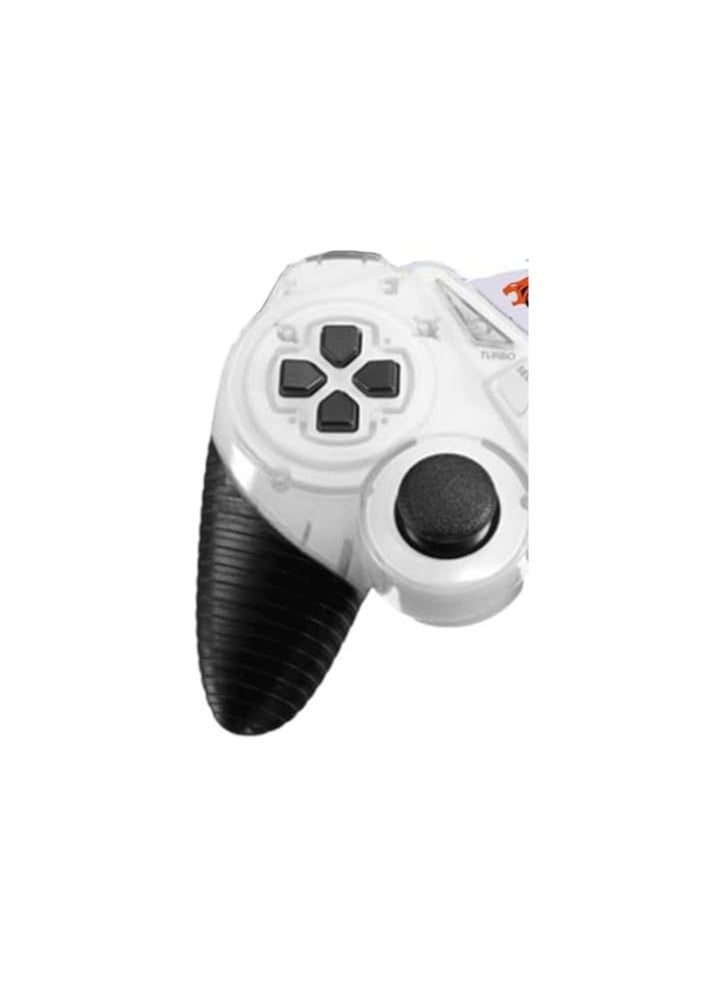 Cougar COUGAR-EGY (9082) USB Wired Double Gamepad Turbo Controller with Vibration Function For PC or Laptop, 1.5 Meter (BLACK&WHITE)  - Image 4