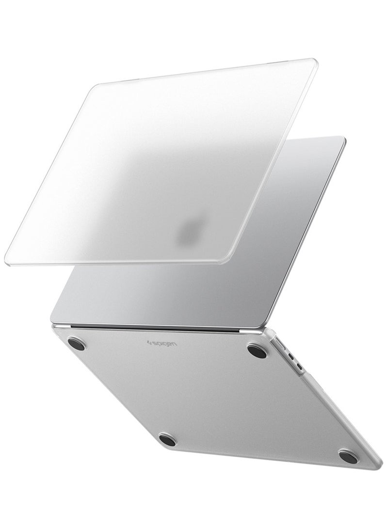 Spigen Air Skin for MacBook Air 13 inch case M5/M4/M3/M2 2026/2025-2022 Ultra Slim Thin cover Translucent Matte Protective Shell 13.6 inch A3449, A3240, A3113, A2681 - Frost Clear - Image 1