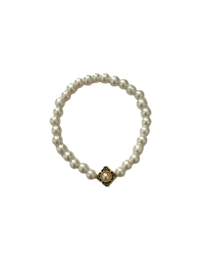 Goolsky French Irregular Pearl Bracelet for Women – Dainty Gold Chain Minimalist Jewelry, Irregular Pearls Gold Chain Anti-Tarnish, Daily Wear Gifting (Eid/Birthdays) Friends - Image 5