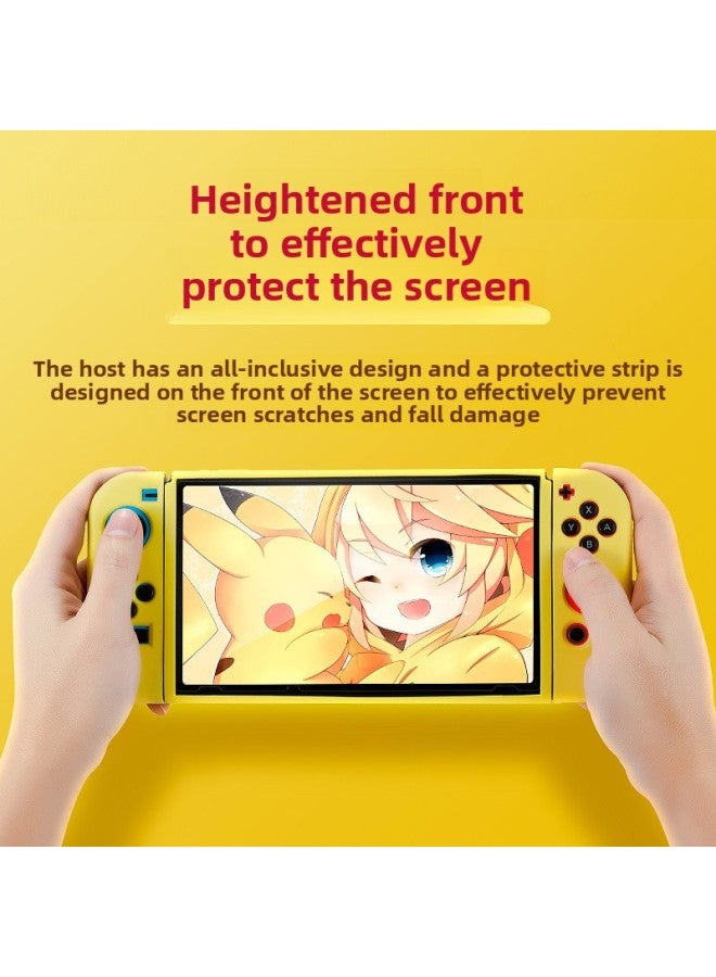 Orange Blame Nintendo Switch Frosted Soft Case Tpu Silicone Transparent Protective Cover Ns Accessories Split--Product Color:Switch 6.2 Inch (Endurance/old Model)-Model:Pure Transparent-Switch (fros - Image 3