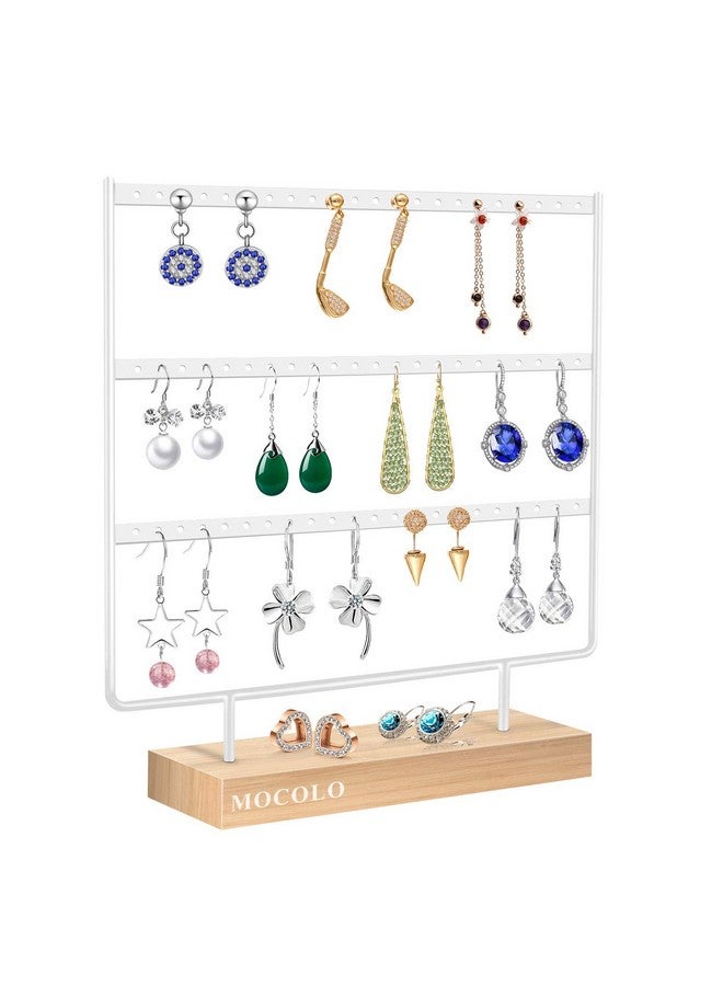 موكولو حامل منظم الأقراط من Mocolo، حامل عرض الأقراط، حامل الأقراط لتعليق الأقراط - Image 2