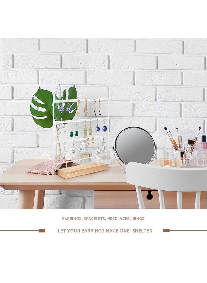 موكولو حامل منظم الأقراط من Mocolo، حامل عرض الأقراط، حامل الأقراط لتعليق الأقراط - Image 4