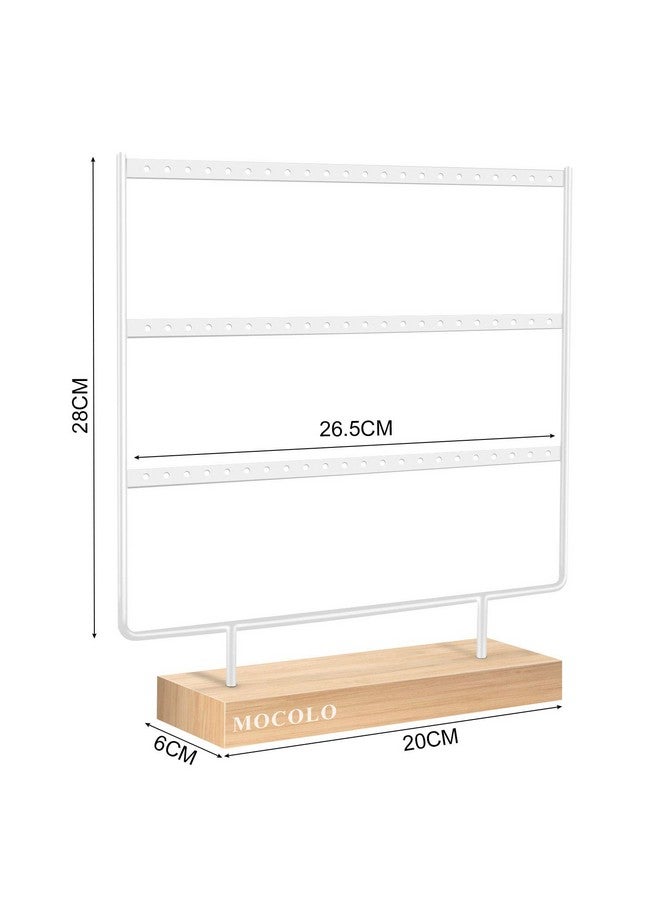 موكولو حامل منظم الأقراط من Mocolo، حامل عرض الأقراط، حامل الأقراط لتعليق الأقراط - Image 3