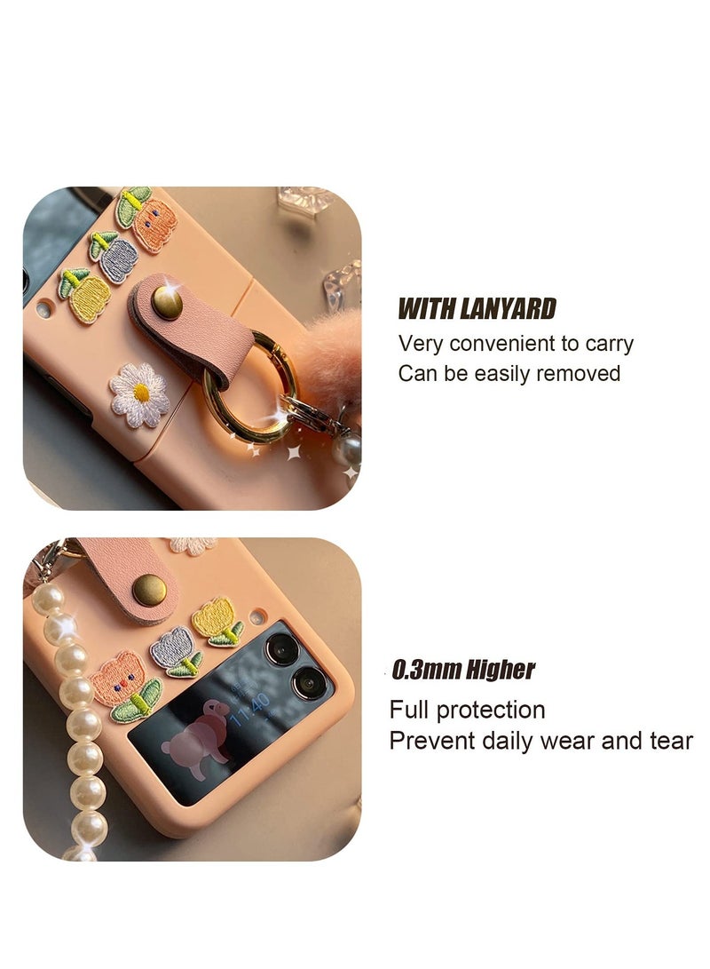 Flip Phone Case for Samsung Z Flip 3 Folding Screen Mobile Phone Case Protective Cover Cell Phone Accessories - Image 2