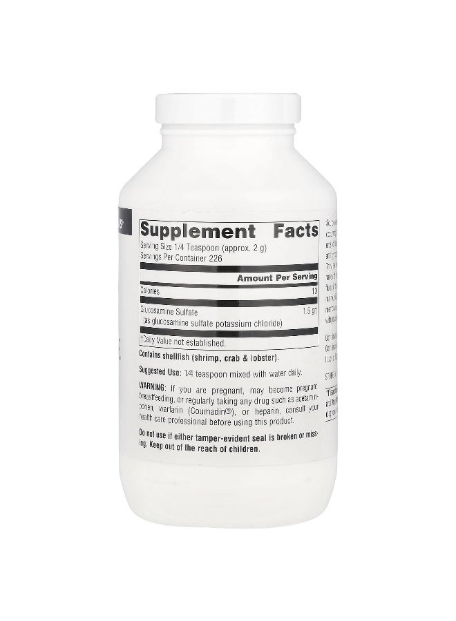 Source Naturals Source Naturals, Glucosamine Sulfate Powder, Sodium Free, 16 oz (453.5 g) - Image 2