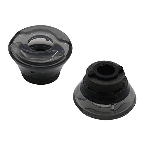 ALXCD Gel Eartips for Voyager 5200 Headset, S/M/L 3 Pcs Soft Gel Ear Tips & 3 Pcs Foam Cover Tips, Fit for Headset Voyager 5200 (Black/Red-SML) - Image 4
