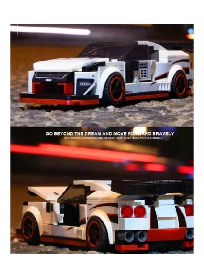 Loquat Sports Car Building Block Set, RC Car Model Set for kids Aged 7-14, Adult Collectible, 326 Pieces - Image 3