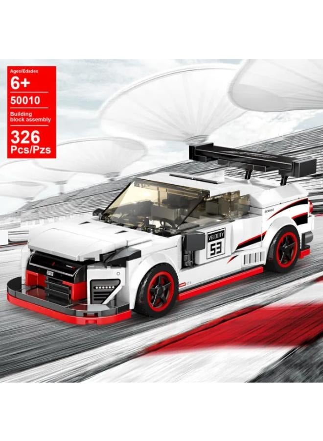 Loquat Sports Car Building Block Set, RC Car Model Set for kids Aged 7-14, Adult Collectible, 326 Pieces - Image 2