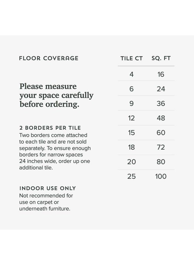 We Sell Mats Forest Floor Thick Printed Foam Tiles, Premium Wood Grain Interlocking Foam Floor Anti-Fatigue Flooring, 3/8" Thick, 48 Square Feet (12 Tiles), Mahogany - Image 3