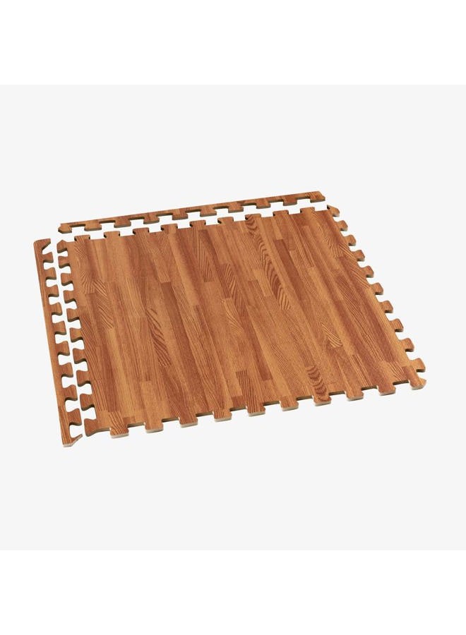 We Sell Mats Forest Floor Thick Printed Foam Tiles, Premium Wood Grain Interlocking Foam Floor Anti-Fatigue Flooring, 3/8" Thick, 48 Square Feet (12 Tiles), Mahogany - Image 4