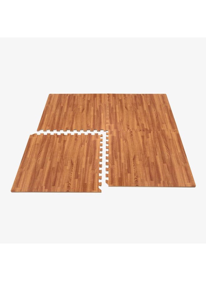 We Sell Mats Forest Floor Thick Printed Foam Tiles, Premium Wood Grain Interlocking Foam Floor Anti-Fatigue Flooring, 3/8" Thick, 48 Square Feet (12 Tiles), Mahogany - Image 5