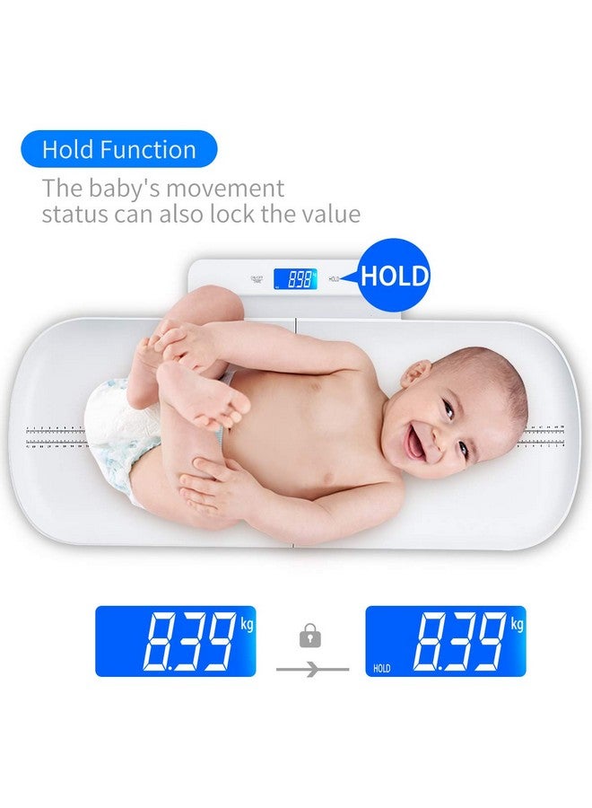 Kubei KUBEI Baby Scale, Digital Infant Scale, Multi-Function Digital Scale for Pets, Toddler Scale with Measure Babies Weight and Height Tray, Precision Digital Puppy Scale with kg/lb/oz, Holding Function  - Image 3