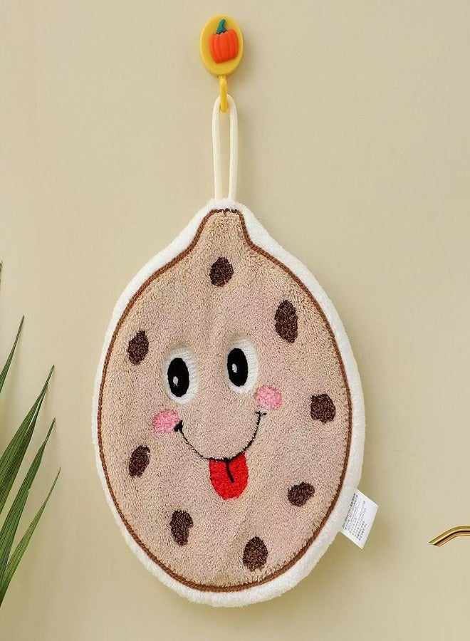 WeCoola Decorative Hand Towels with Hanging Loop with Cute Food Designs, 4-Pack, 100% Cotton, Soft and Highly Absorbent - Image 5