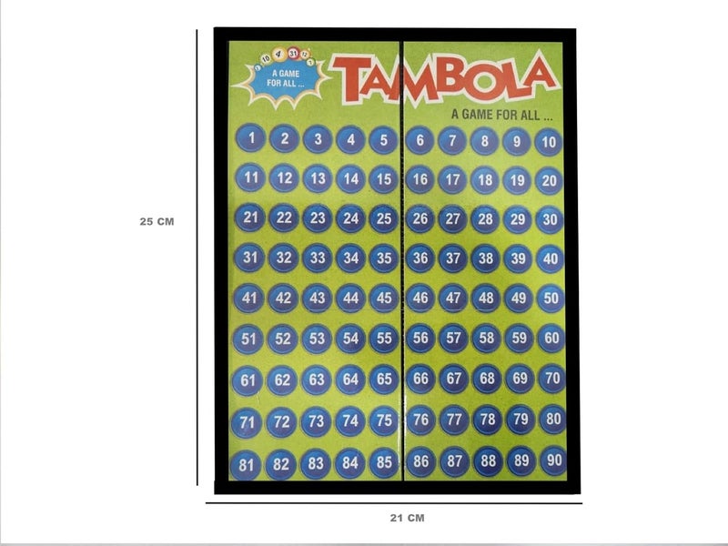 Braintastic لعبة تامبولا المحمولة مع 300 تذكرة مختلفة لجميع الفئات العمرية (حجم صغير) - Image 3