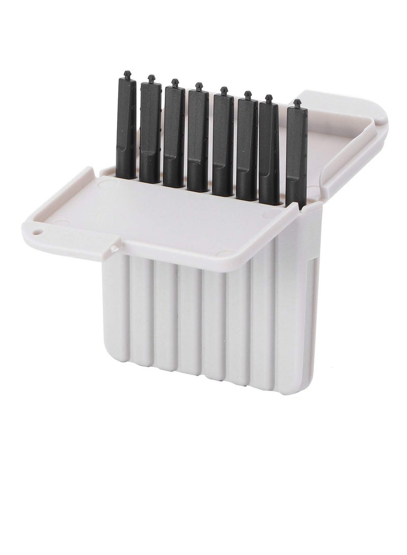 SYOSI Wax Guard Filters for Hearing Aid Waterproof and Oil-Resistant Wax Guards Filters 8Pcs Box 1.2mm Hearing Aid Protection Accessory Earwax Guards Filters Hearing Aid Cleaning Tool - Image 2