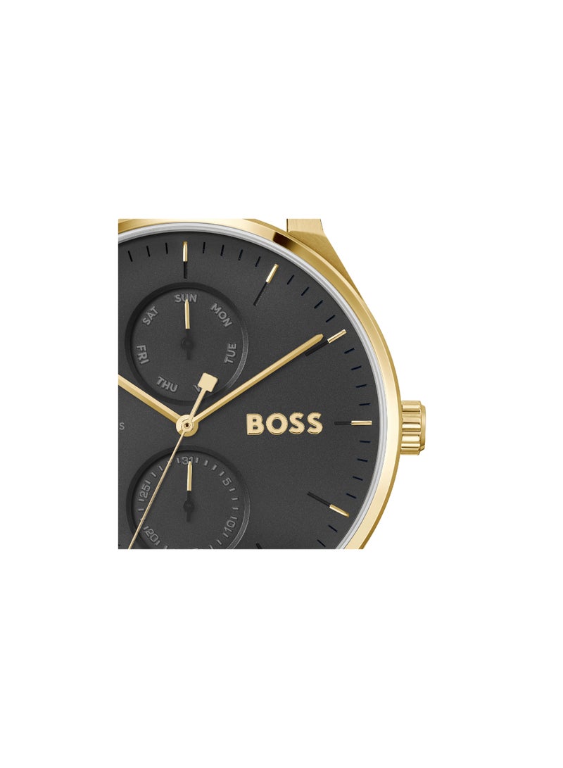 Watch Round Analog Men'S Black Case Watch - 1514214