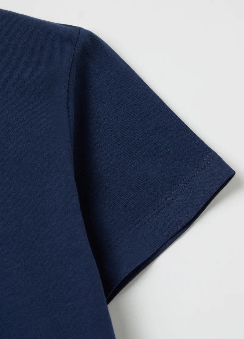 او في اس T-Shirt With Print