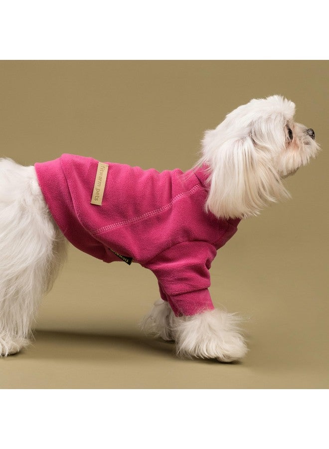 Fitwarm 3 Pack Classic Fleece Sweatshirt for Small Dogs and Cats, Pullover Jumper in Pink, Rose and Baby Pink - Image 1