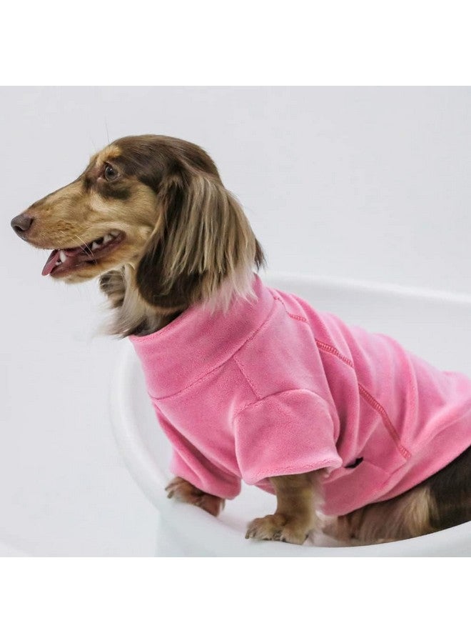 Fitwarm 3 Pack Classic Fleece Sweatshirt for Small Dogs and Cats, Pullover Jumper in Pink, Rose and Baby Pink - Image 3
