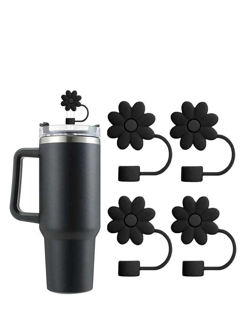 4Stanley straw caps, reusable dustproof silicone straw caps suitable for Stanley cups