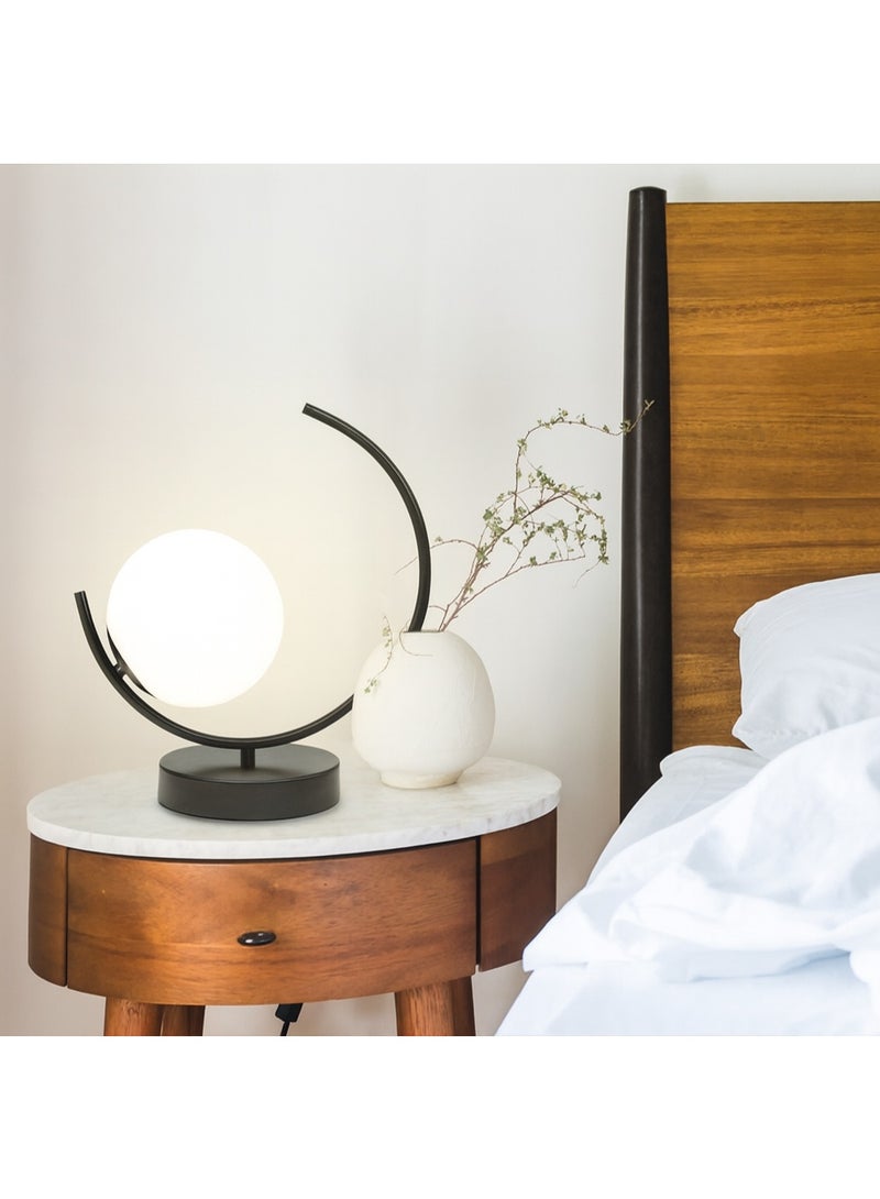 Cluc Black  turn Globo di vetro table lamp - Image 3