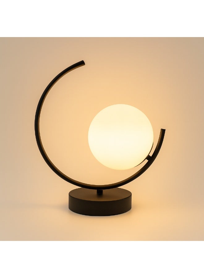 Cluc Black  turn Globo di vetro table lamp - Image 1