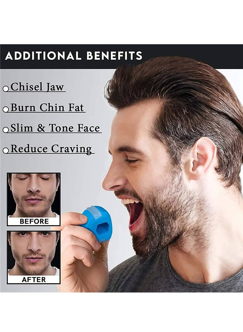 CAMPANAS 3 Piece Jawline Exerciser Face, Jawline Exercise Ball for Face and Neck Contourin  - Image 4