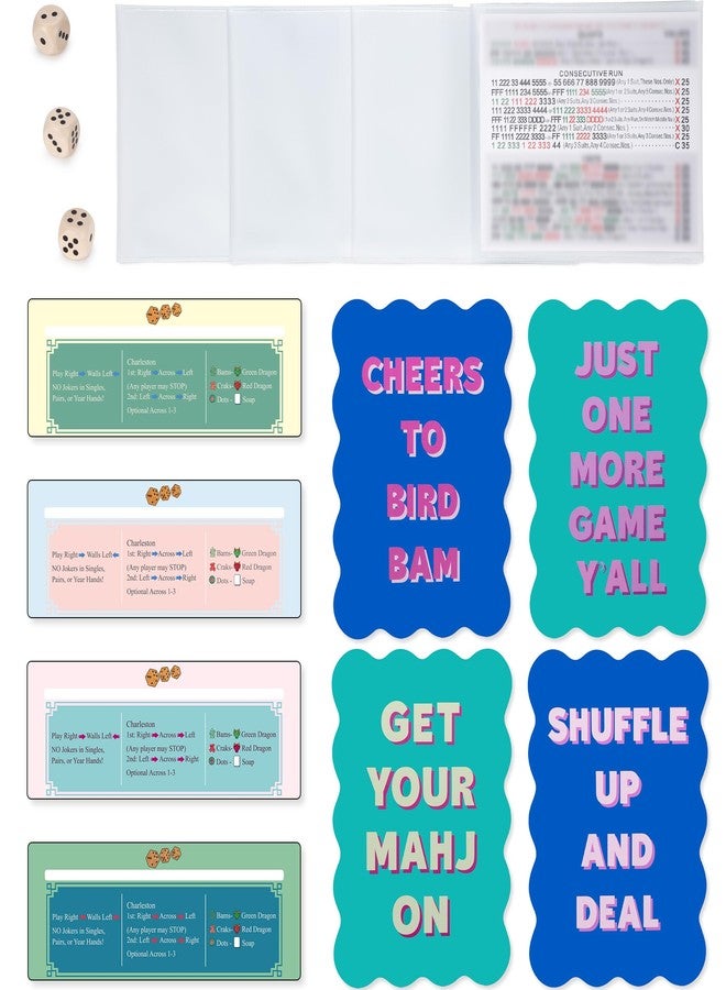Tinzum 4 in 1 Mahjong Accessories and Supplies - Image 1