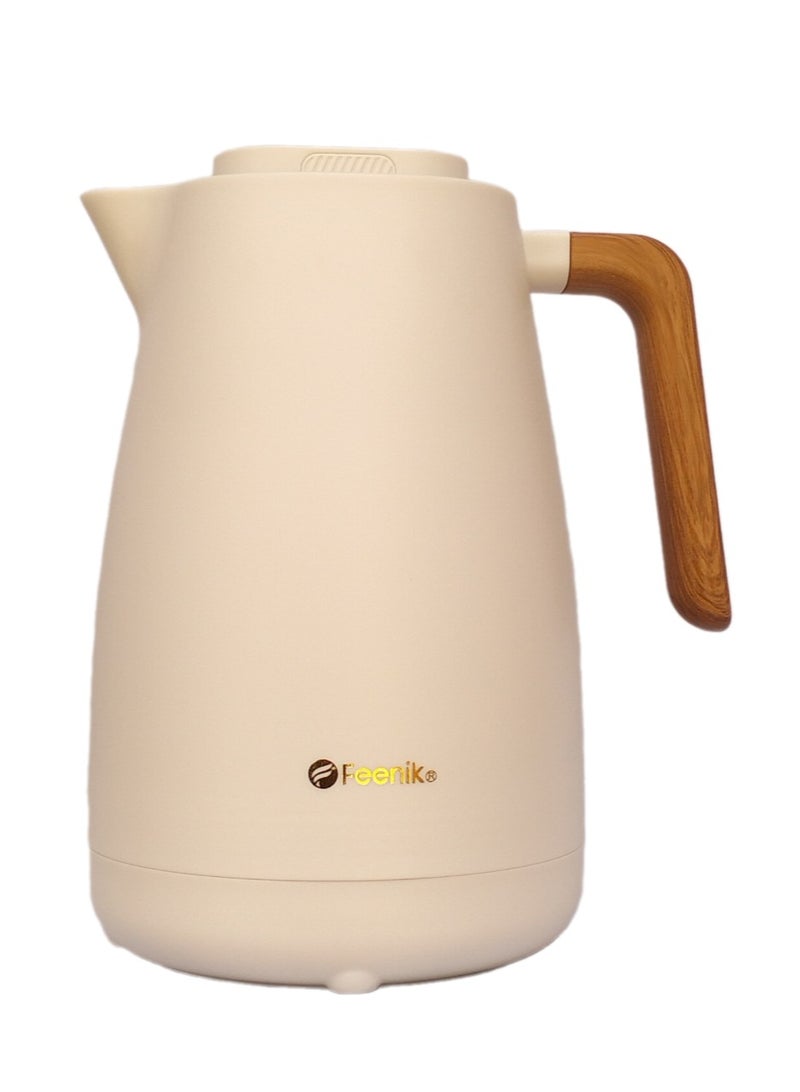 Oxford Thermos with white wooden handle OXF 92 - Image 1