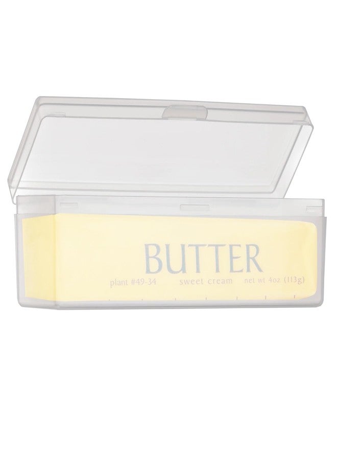 Home-X Single Stick Butter Container - Form Fitting Butter Dish Designed to Hold 1/4 lb of Butter, BPA-free Butter Dish with Lid, Durable Butter Keeper for Home Kitchen Décor - Image 2