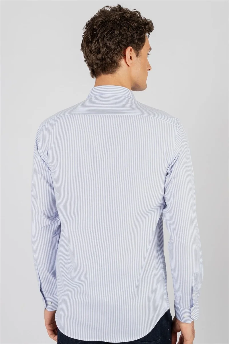 تودورس Modern Slim Fit Narrow Cut Dobby Men's Shirt