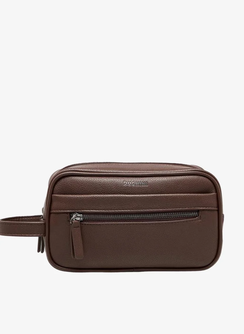 DUCHINI Men Solid  Wrist Strap Pouch