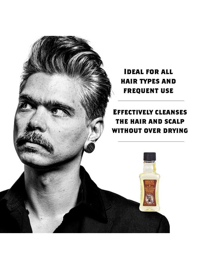 Reuzel Daily Shampoo, Cleanses Hair and Scalp, 3.38 oz - Image 2