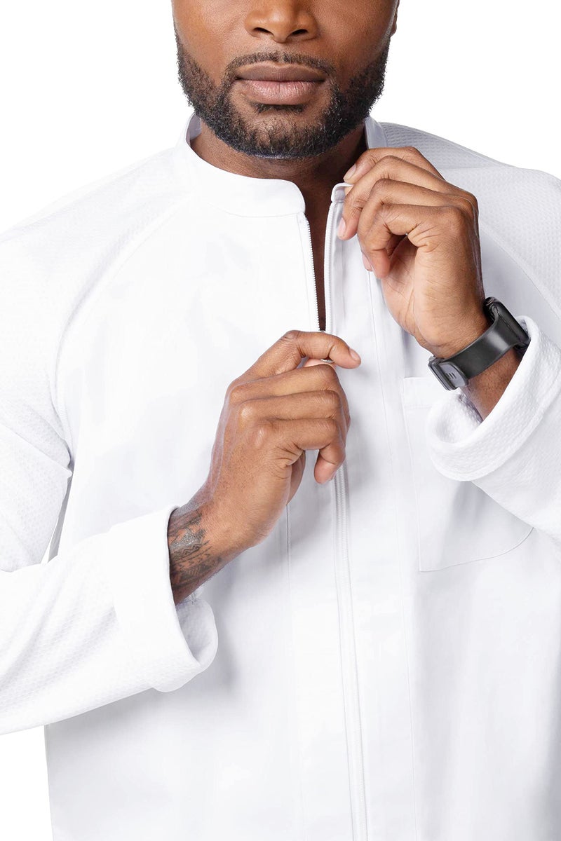 Chef Works Men's Nepal Chef Coat, White, Large - Image 3