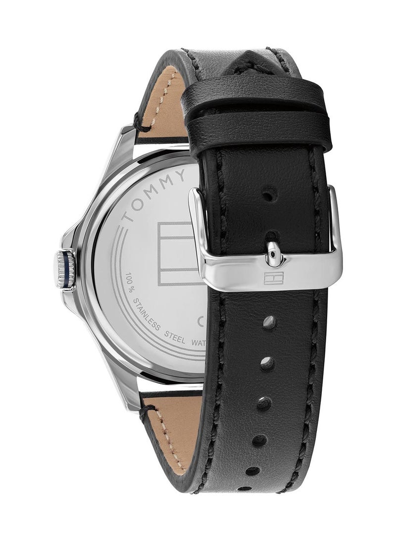 TOMMY HILFIGER Men Analog Round Shape Leather Wrist Watch 1791909 45 mm - Image 2