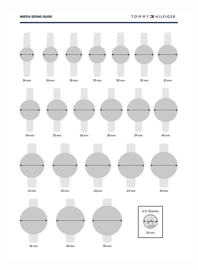 TOMMY HILFIGER ساعة يد رجالية من الجلد بعقارب دائرية الشكل 1791909 مقاس 45 ملم - Image 4