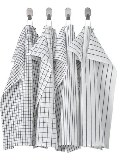 أيكيا Tea towel meridyendukkan white-gray cotton 45 x 60 cm kitchen towel
