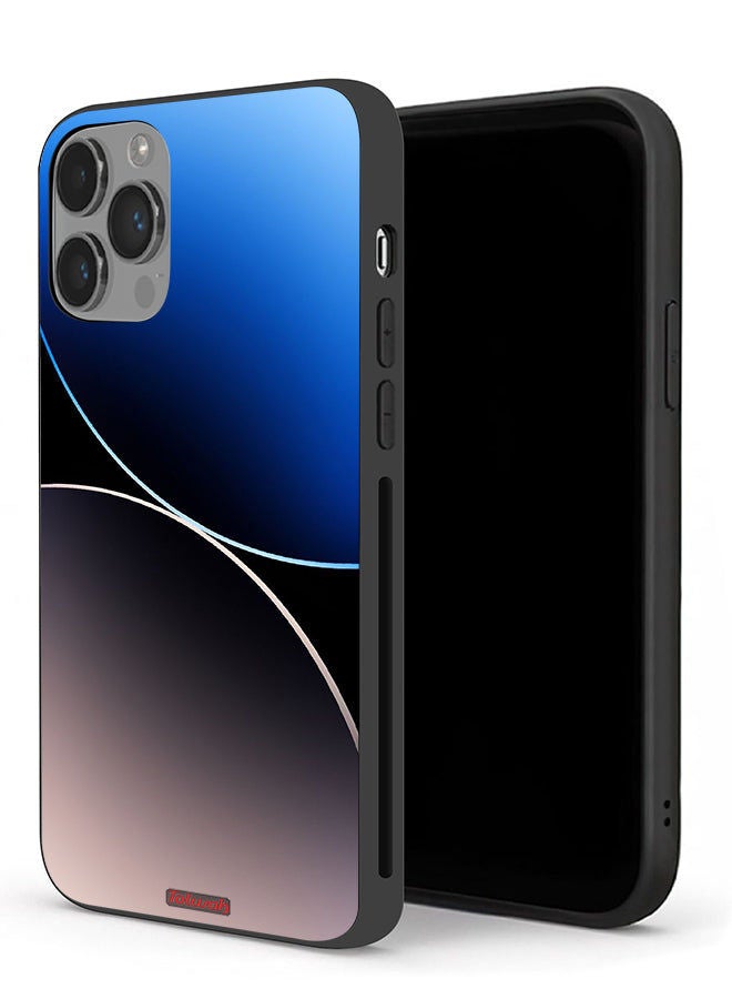 Tolwak Apple iPhone 14 Pro Protective Case Curve Lines Pattern - Image 1