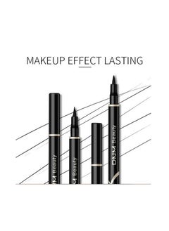 DNM Cat Eye Makeup Waterproof Neon Colorful Liquid Eyeliner Pen Make Up Comestics Longlasting Black Eye Liner Pencil Makeup Tools (Red)  - Image 5
