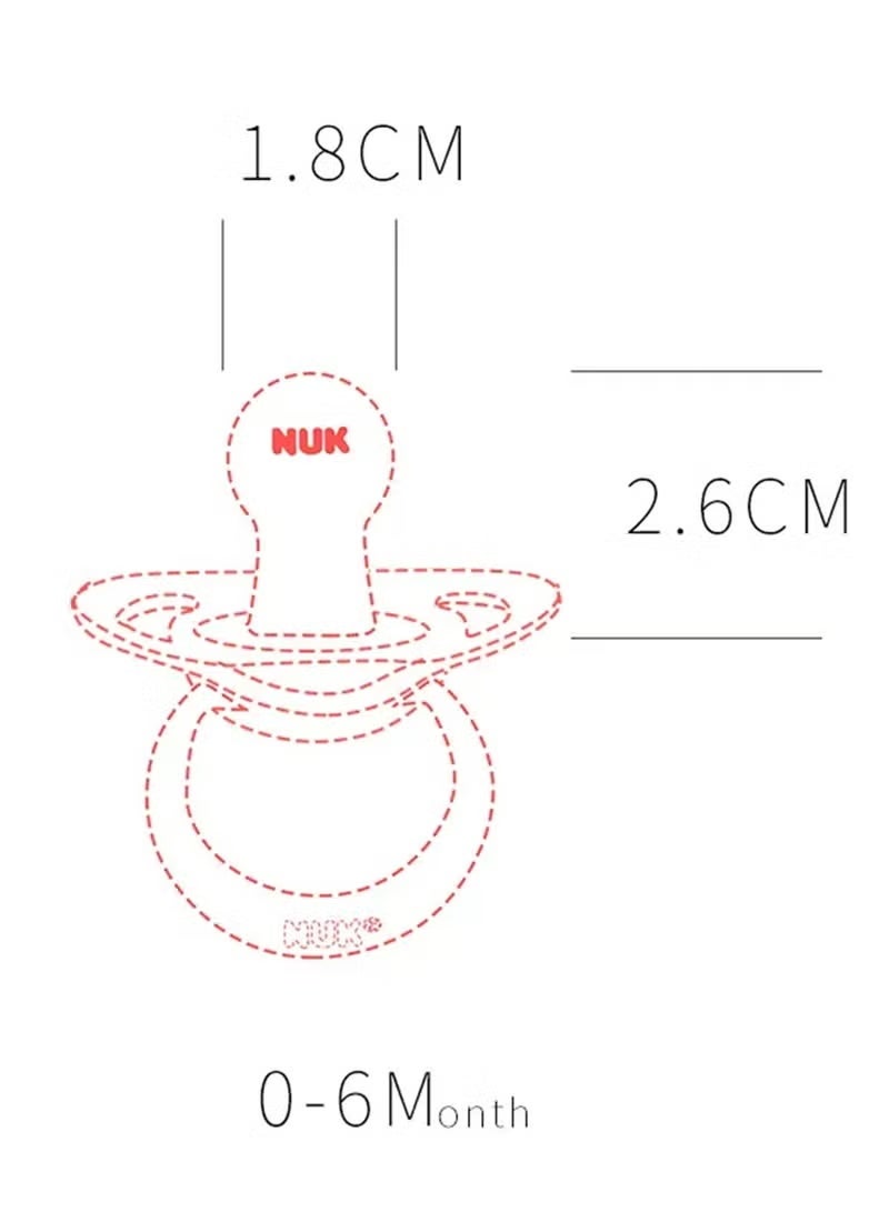 نوك لهاية سيليكون NUK Night&Day للأطفال من عمر 0 إلى 6 أشهر، قطعتان - Image 4