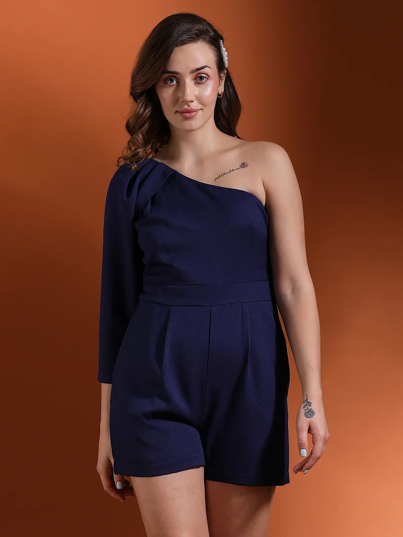 globus Women One Shoulder Playsuit