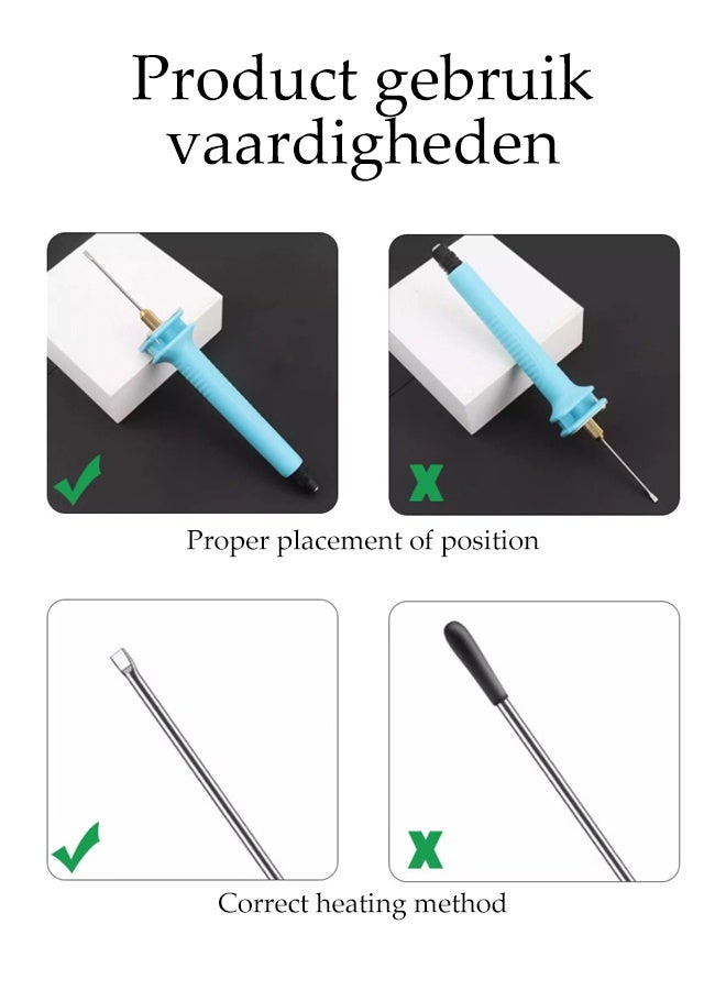 Electric Foam Cutter,15CM Hot Wire Cutting Pen with Power Adapter,Styrofoam Cutting Tool for Model Making, Foam Carving & Art Projects - Image 5