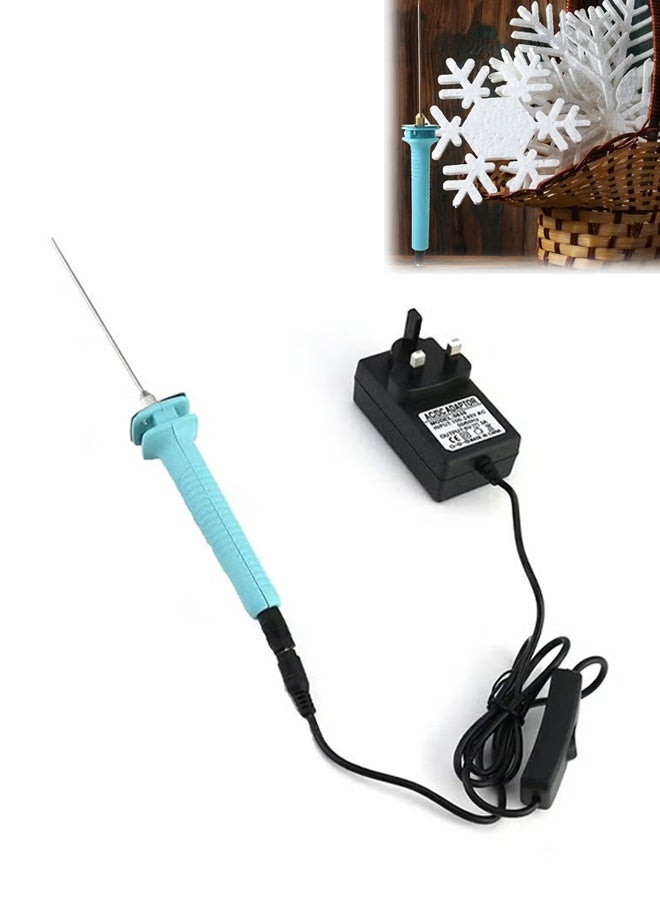 Electric Foam Cutter,15CM Hot Wire Cutting Pen with Power Adapter,Styrofoam Cutting Tool for Model Making, Foam Carving & Art Projects - Image 1